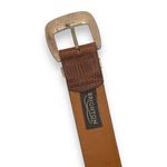 Brighton Vintage 1990 Embossed Belt Brown Medium Photo 4