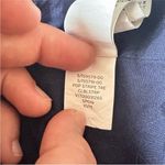 Gap Factory stripe trench blue and white women’s size large Photo 8