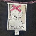 Yoana Baraschi Anthropologie Black Pink Lace Top Goth Witchy Halloween Fall Dark Photo 2