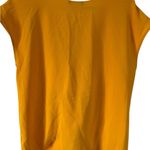 ZARA  Women's Yellow Tie-Front Top Photo 1