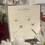 A New Day  earrings Sterling Silver CZ heart butterfly Nickel Free jewelry 2pack Photo 5