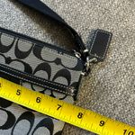 Coach Vintage  Signature Black and Grey Crossbody Bag Photo 6