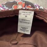 Breathe Cap Colorful Floral Print Cotton Newsboy Hat Women's Brown Photo 3