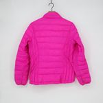 HEAT Lightweight Puffer Jacket Pink Full Zip M Down Feather Blend Size M Photo 10