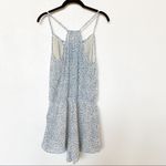 LA Made  Blue White Graphic Romper Size Small Photo 8