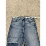7 For All Mankind 7 For All Mankind Cropped High Waist Vintage Straight Jeans, Size 28 Photo 5