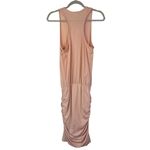 Sundry NWT U-Neck Sleeveless Dress Light Pink Pigment Cashew Ruched Size 1 Small Photo 9