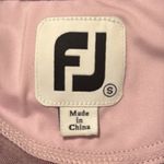 FootJoy Cap Sleeve Birdseye Stripe Jacquard Polo/Golf Shirt size S Purple Photo 9