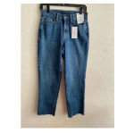 Calvin Klein Jeans 🆕  Raw-Hem High-Rise Straight Jeans 25🆕 Photo 2