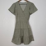 Abercrombie & Fitch  Ditsy Floral Tiered Mini Wrap Dress Size Medium Photo 1