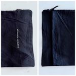 Sigerson Morrison Designer Black Cotton Fabric Drawstring Dustbag Photo 9