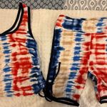 No Boundaries Tie-Dye Tank and Shorts Set size Large EUC! Photo 0