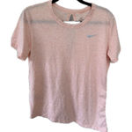 Nike  Dri Fit  Peek-A-Boo Back Asymmetrical Side Drawstring Hem Perforated Top M Photo 0