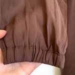 Setre Woman Midi Dress in Brown Size 10 Photo 4