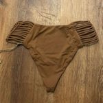 Stone Fox Swim NWT  Simone Bikini Bottom In Rawhide Brown Size Small Photo 5