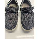 Hey Dude Shoes Wendy Sox Leo Brown Women’s Size 6 Slip On Loafer Fabric Leopard Photo 1