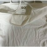 Sonoma SO White Shelf-Bra Cami Camisole Tank Top Shirt Size S 🤍 Photo 3