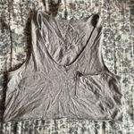 Aerie grey workout cropped tank top Photo 0