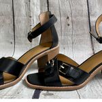 G.H. Bass &Co. Black Penelope Leather Sandals NWOB Photo 4