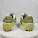 Lacoste Womens Vito Driving Shoe 9 Green White Leather Suede Hook & Loop Sneaker Photo 5
