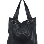 Kooba Natasha Black Leather Tote Bag Slouchy Soft Gold Hardware And Dust Bag Photo 1
