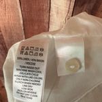 Christian Siriano Linen Blend White‎ Vest Size 8 White Photo 4