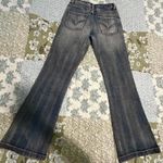 L.A. Blues vintage y2k distressed flare jeans with rhinestone details. Size 6 Photo 3