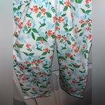 Charter Club  Women's Petite Printed Bristol Capri Jeans White Tropical Toucan Photo 6