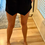 AQUA  - Envelope skort. Black - size small! Photo 0