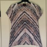 French Blue Graphic Black and Brown Relaxed Short Sleeve Top Size XL Photo 0