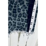 H&M Grey Jeans Sz26 Waist Animal Print Distressed Cuff Stretchy Photo 4