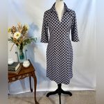 Jude Connally Megan Dress in Black Geo Link Print ~ Size Small🧡 Photo 8