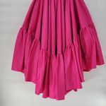 Making the Cut Designer Sienna High Low Dress Medium Magenta Ruffle Flounce New Pink Photo 6
