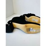 Kate Spade Taraji Faux Pearl Suede Block Heel Booties Black 9 Women Ankle Boots Photo 5