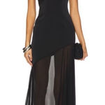 Camila Coelho NEW Cecily Gown in Black Photo 0