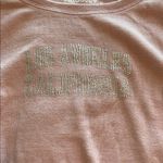 Aeropostale  Pink Long Sleeve Fitted Crop‎ Tee Photo 1