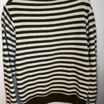 Scotch & Soda  Olive and White Striped Sweater Photo 6