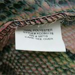 Ny Collection Sheer Snakeskin Print Top Size Small Photo 7