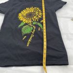 Anvil  size Small graphic sunflower skull traffic tee Photo 5