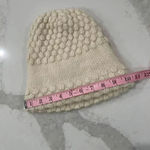 Winter Beanie Popcorn Texture Knit Hat Cream Color Stretchy Cozycore Outerwear Photo 4