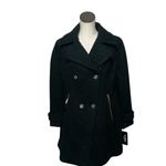 Guess NWT Women's Double-Breasted Wool Blend Cutaway Coat PXL Photo 2