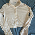 Brandy Melville Light pink collared  top Photo 0