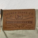 Ralph Lauren NWT Lauren Jeans Classic Mid Calf Chino Jeans in Khaki Size 12 Reg Photo 4