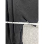 Oak + Fort  Women's Romper Solid Black Shorts Size OS Crinkle Elastic Off Shoulde Photo 6