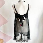 Black Lace Mesh Babydoll Lingerie‎ Top, Romantic Y2K Whimsigoth 2X Mall Goth Size XXL Photo 2