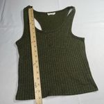 Olivia Rae  Sage Green Ribbed‎ Tank Top Size S Photo 3