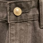 Princess Polly Black Distressed Denim Shorts Size 4 Photo 1