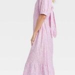 Who What Wear Women's Dress Tie Back NWT
Purple Floral Print Linen Sz S Photo 2