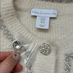 House of Harlow 1960 Cropped length Cardigan. Xs Silver Photo 5