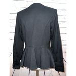 CAbi Agency Peplum Jacket 6 Style 3549 Blazer Suit Ponte Knit Coat Lined Black Photo 9